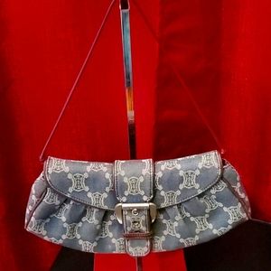 Céline Denim Boogie Blue Handbag